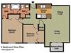 2 Bedroom + 1.5 Bath